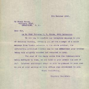 Soldier packet page