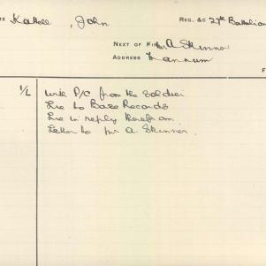 Soldier packet page