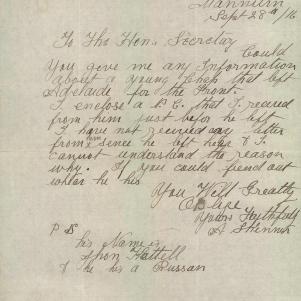 Soldier packet page