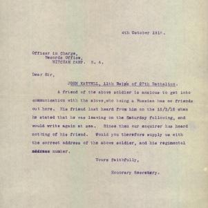 Soldier packet page