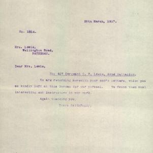 Soldier packet page