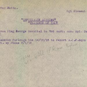 Soldier packet page