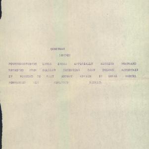 Soldier packet page