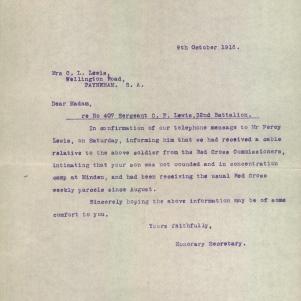 Soldier packet page