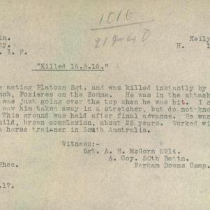 Soldier packet page