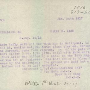 Soldier packet page