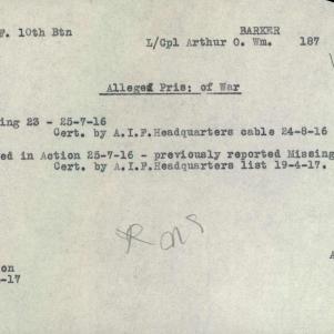 Soldier packet page