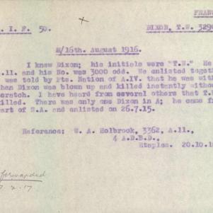 Soldier packet page