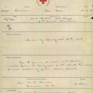 Soldier packet page