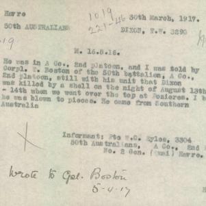 Soldier packet page