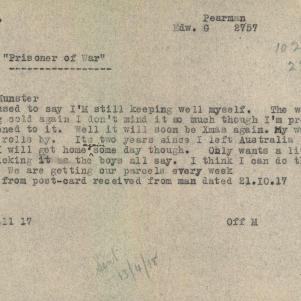 Soldier packet page