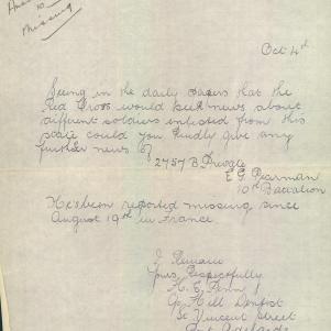 Soldier packet page