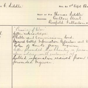 Soldier packet page