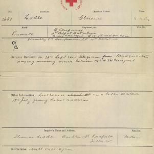 Soldier packet page