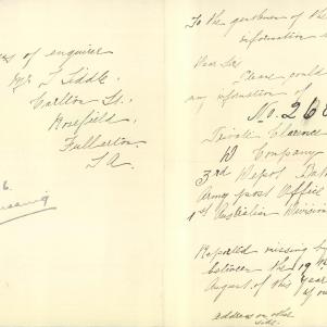 Soldier packet page