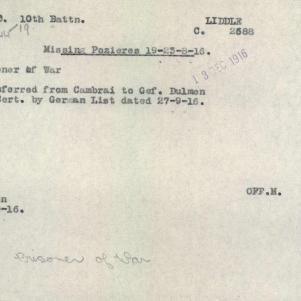 Soldier packet page