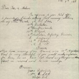 Soldier packet page