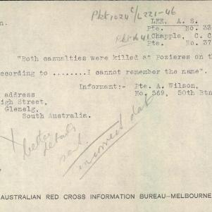 Soldier packet page
