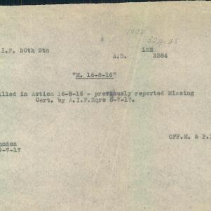 Soldier packet page