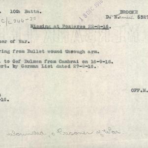 Soldier packet page