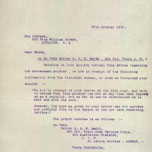 Soldier packet page