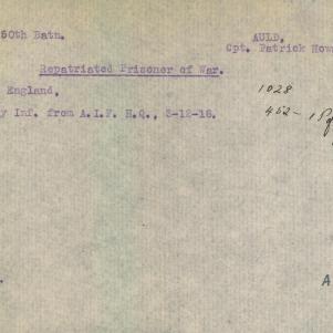 Soldier packet page