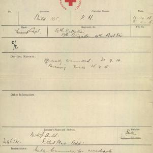 Soldier packet page