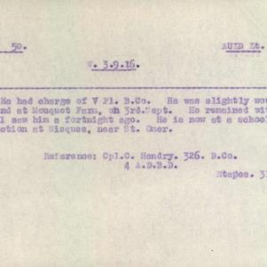 Soldier packet page