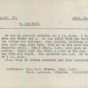 Soldier packet page