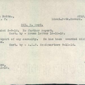 Soldier packet page