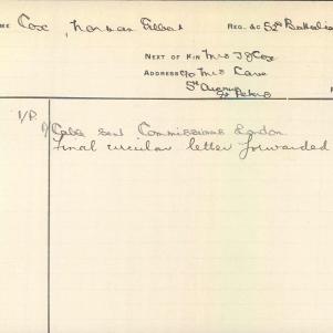Soldier packet page