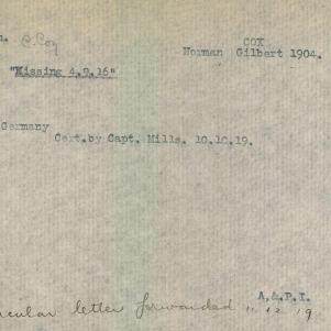 Soldier packet page