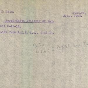 Soldier packet page