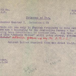 Soldier packet page