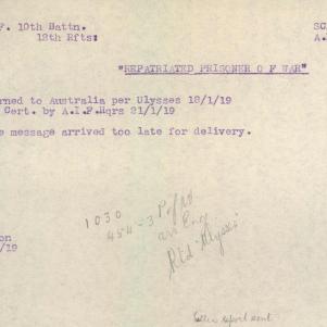 Soldier packet page