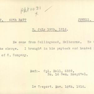 Soldier packet page