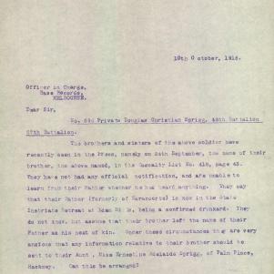 Soldier packet page
