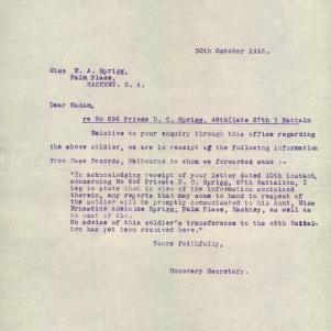 Soldier packet page