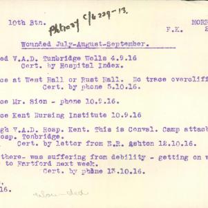 Soldier packet page