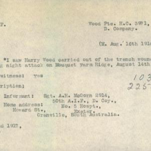 Soldier packet page