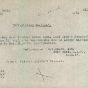 Soldier packet page