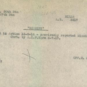 Soldier packet page