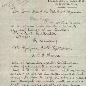 Soldier packet page