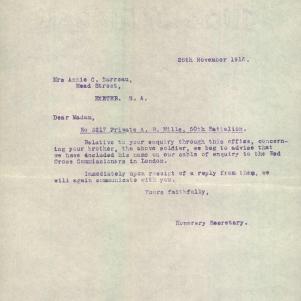 Soldier packet page