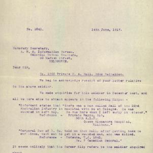 Soldier packet page
