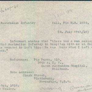 Soldier packet page