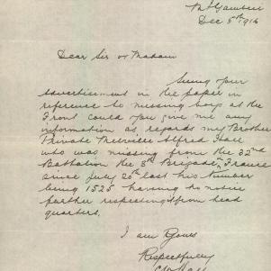 Soldier packet page