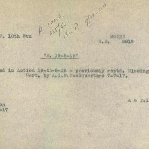 Soldier packet page