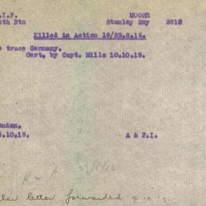 Soldier packet page