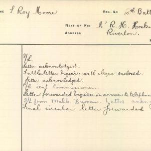Soldier packet page
